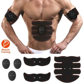 ABS Stimulator Muscle Toner EMS Abdominal Toning Belts Body Fitness Trainer w/ 6Modes