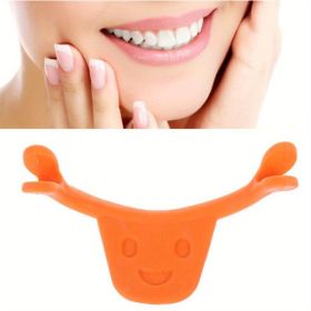 Personal Face Trainer, Smile Beauty Exerciser Facial Smile Maker Trainer Forming Mouth Exerciser For Muscles Stretching Lifting Exercise Lips Tra (Color: Orange Smile Corrector)