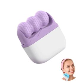 Lightweight Portable Roller Massage Device for Home (Color: Purple, Type: Massager)